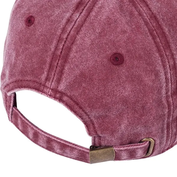 Adjustable 6 Panels Cotton Baseball Cap Dad Hat