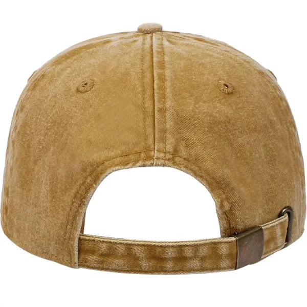 Adjustable 6 Panels Cotton Baseball Cap Dad Hat