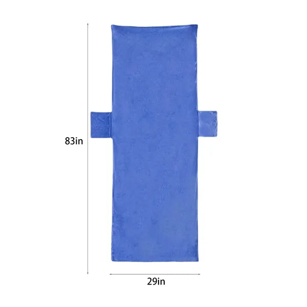 Beach Chair Cover Soft Lounge Towel Sunbathing Chaise