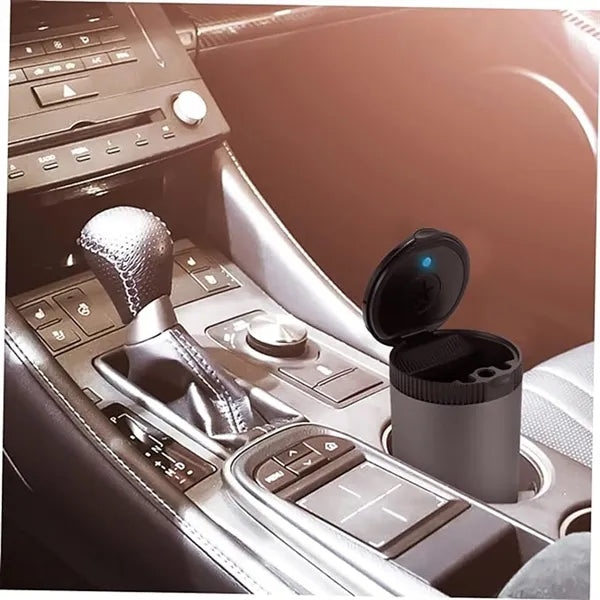 Car Ashtray Auto Cup Holder Mini Trash Can for Automatic