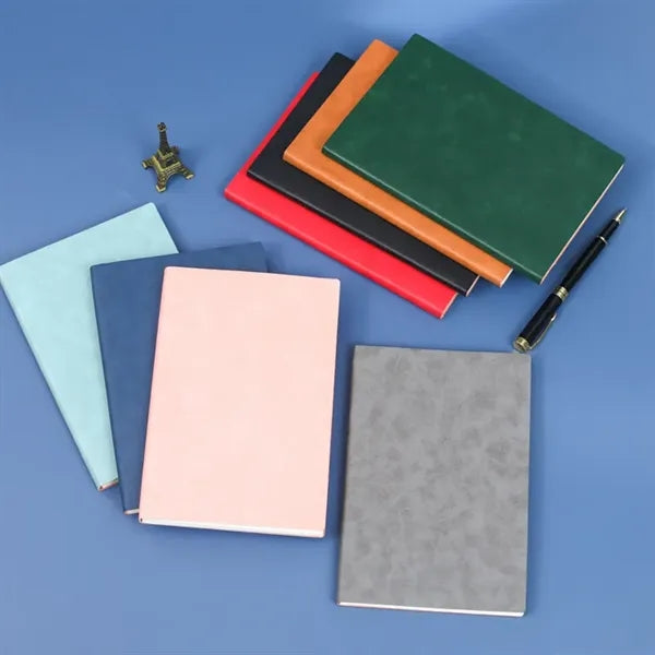 A5 Sheepskin Notepad Classic Leather Writing Soft Notebook