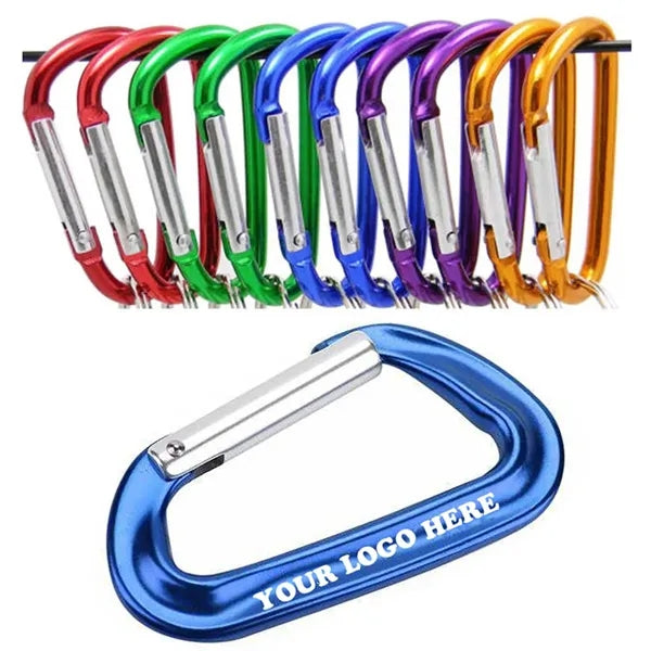 D Character Aluminum Alloy Mountaineering Buckle