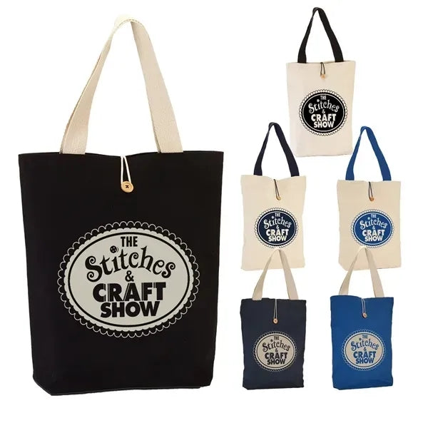 11.5 oz. Portland Button-Up Canvas Tote Bag