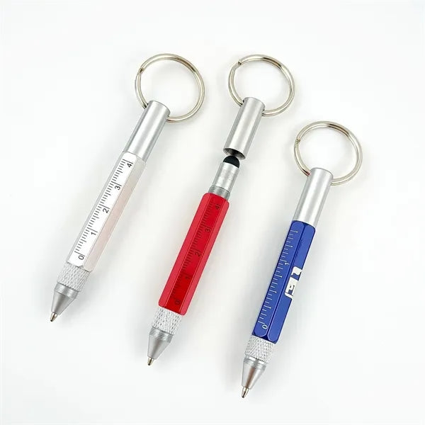 Multi-functional Tool Pen with Keychain