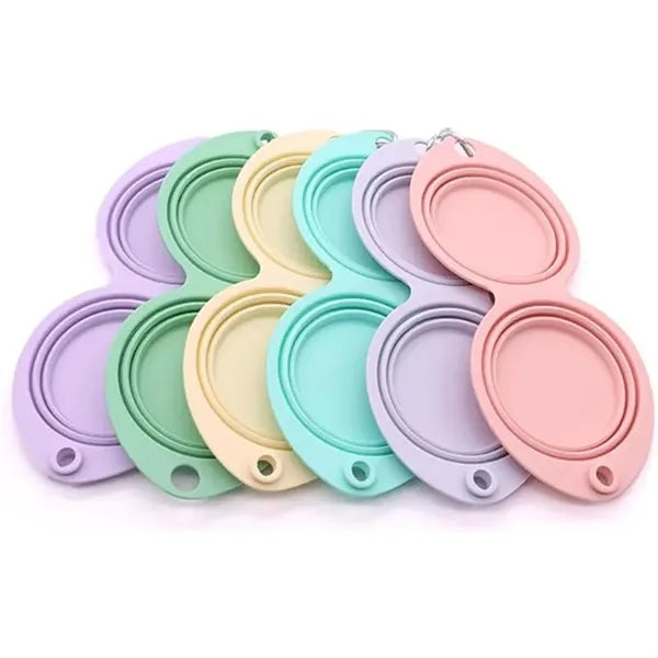 Dual Collapsible Pet Bowl