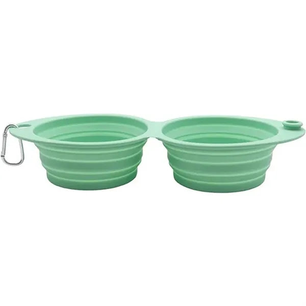 Dual Collapsible Pet Bowl