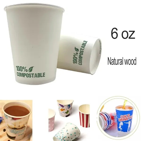 Eco Friendly 6 Oz Disposable Paper Cup