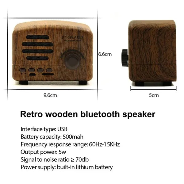 Vintage Bluetooth Speaker Radio