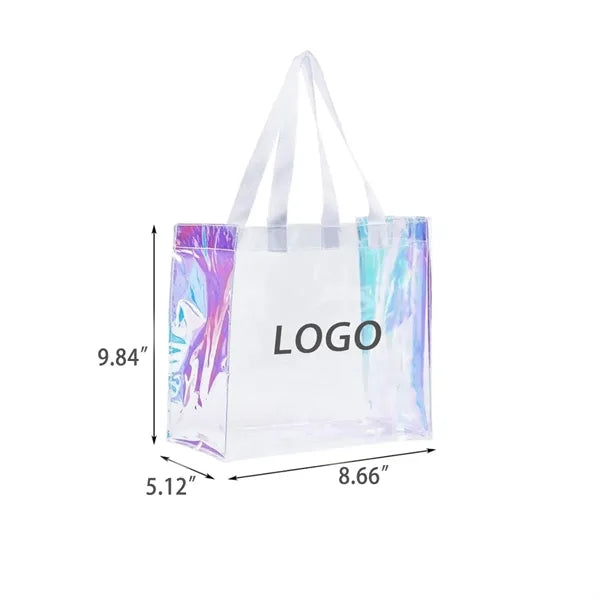 Iridescent Clear Tote Bag