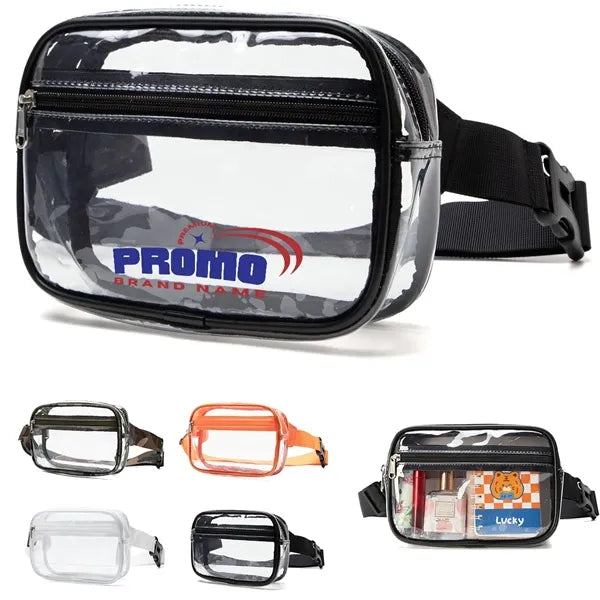 Small Clear Fanny Pack Stadium Approved Belt Bag Unisex