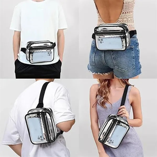 Small Clear Fanny Pack Stadium Approved Belt Bag Unisex