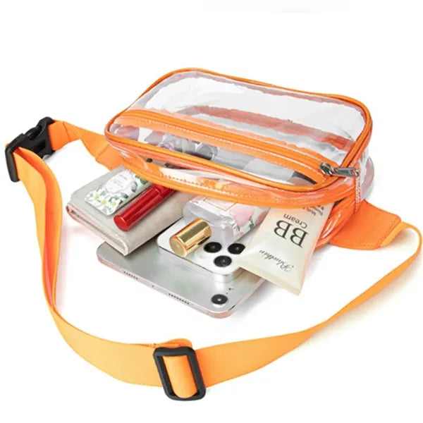 Small Clear Fanny Pack Stadium Approved Belt Bag Unisex
