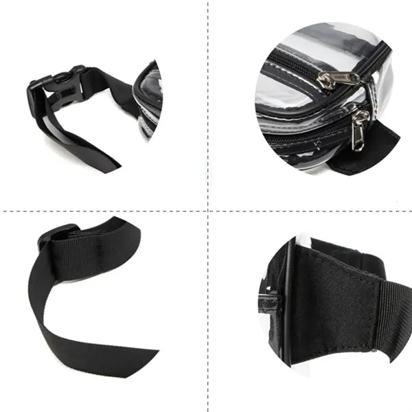 Small Clear Fanny Pack Stadium Approved Belt Bag Unisex