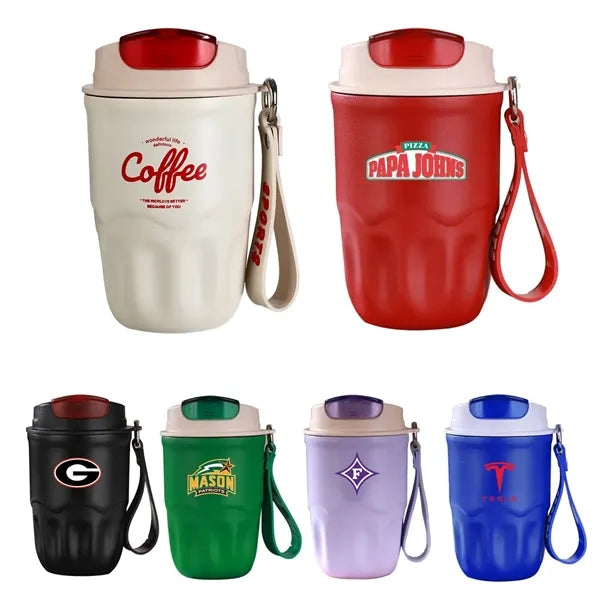 12oz Double-Wall Stainless Steel Coffee Cup