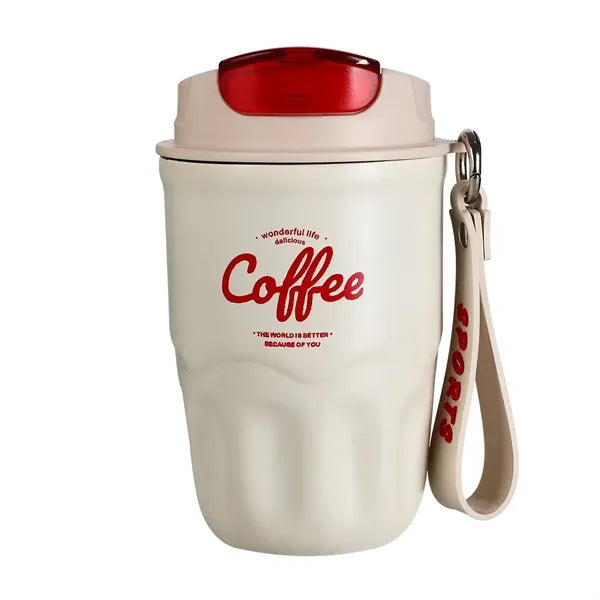 12oz Double-Wall Stainless Steel Coffee Cup