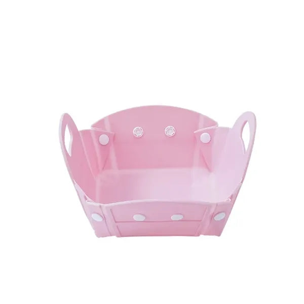 Multifunctional Foldable Silicone Candy Treats Fruit Basket