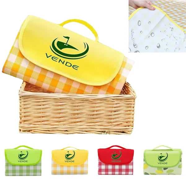Outdoor Picnic Blankets Large Beach Handy Mat Tote
