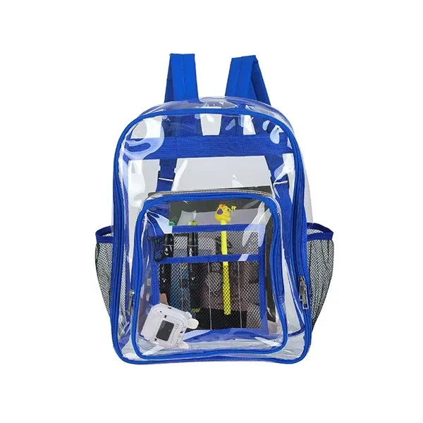 Clear Backpack With Multiple Compartments