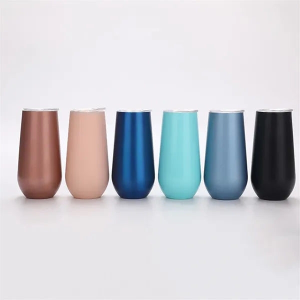 6 oz. Mini Stemless Vacuum Stainless Steel Wine Tumbler