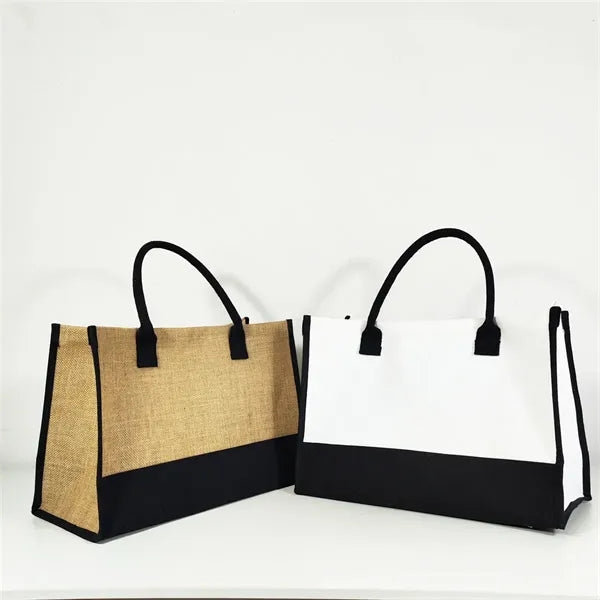 Fashionable canvas handbag