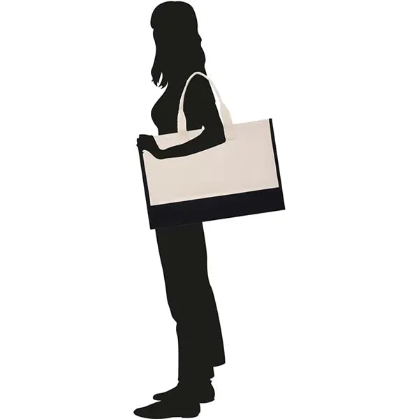 Fashionable canvas handbag