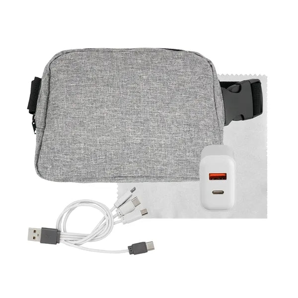 Fast Charger Recycled Fanny Pack Set
