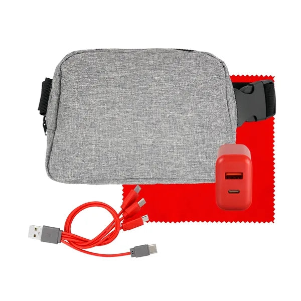Fast Charger Recycled Fanny Pack Set