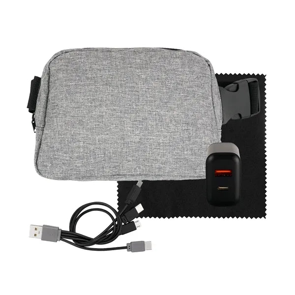 Fast Charger Recycled Fanny Pack Set