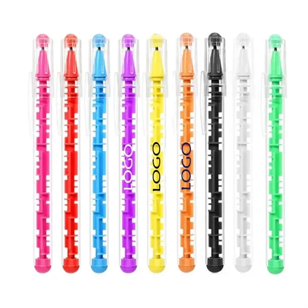 Plastic Maze Puzzle Ballpoint Pen With Built in Ball Novelty