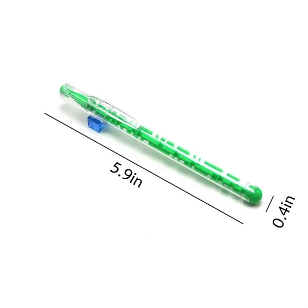 Plastic Maze Puzzle Ballpoint Pen With Built in Ball Novelty