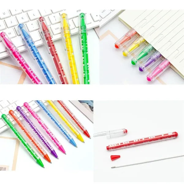 Plastic Maze Puzzle Ballpoint Pen With Built in Ball Novelty