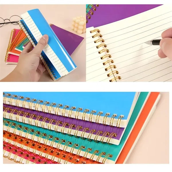 A5 College Ruled Journal Spiral Lined Notebook