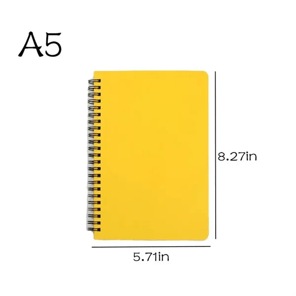 A5 College Hard Cover Ruled Journal Spiral Lined Notebook