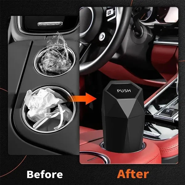 Car Trash Can with Lid