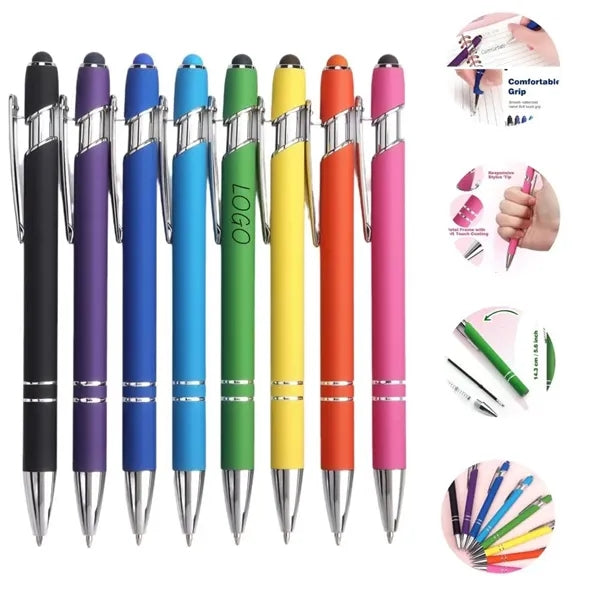 Ballpoint Pen With Stylus Tip