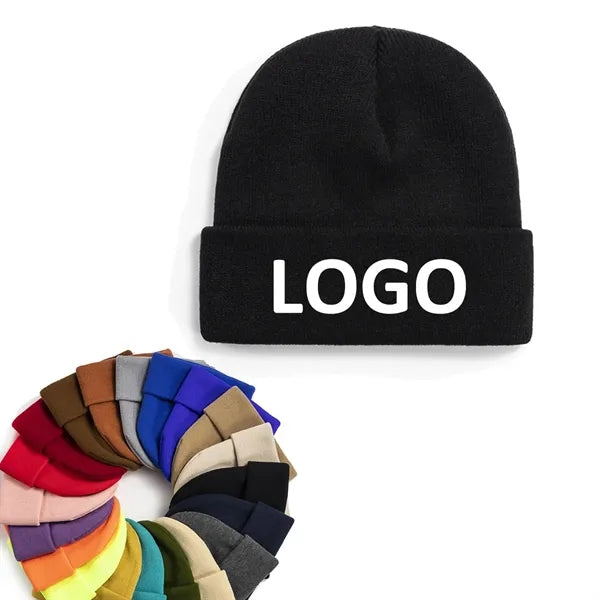 Multicolor Acrylic Knitted Beanie