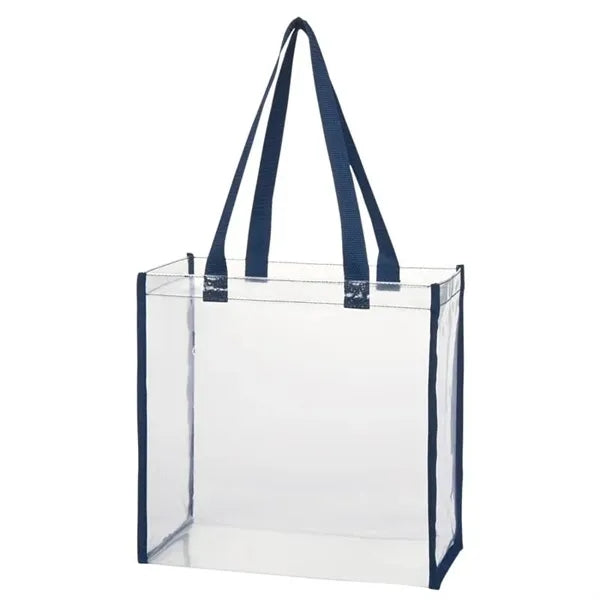 Stadium Approved Clear PVC Tote Bag 12" x 12" x 6"