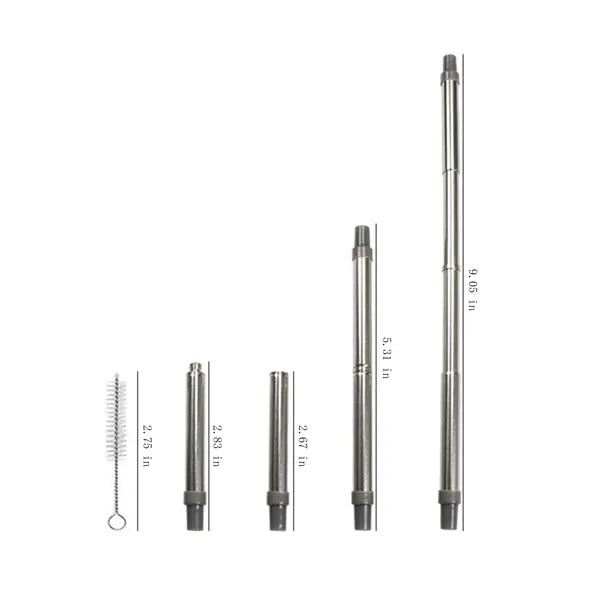 Stainless Steel Keychain Straw