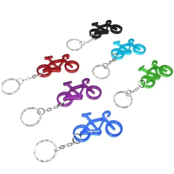 Bicycle Shape Bottle Opener Key Chain