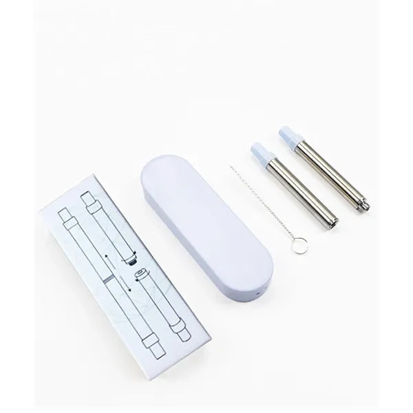 Stainless Steel Keychain Straw