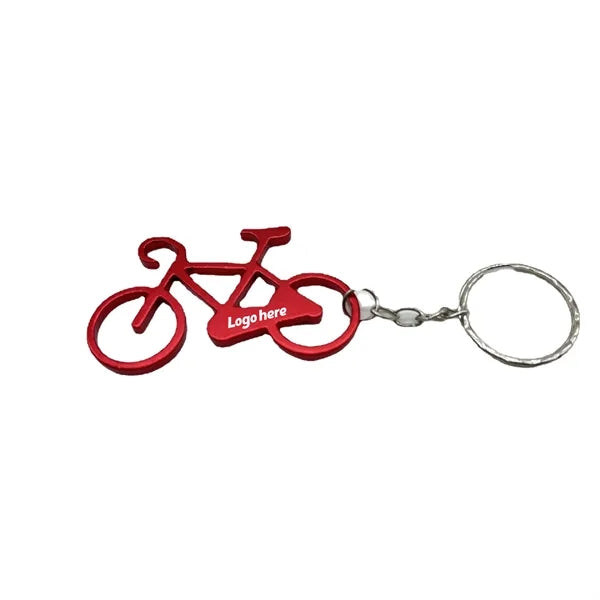 Bicycle Shape Bottle Opener Key Chain