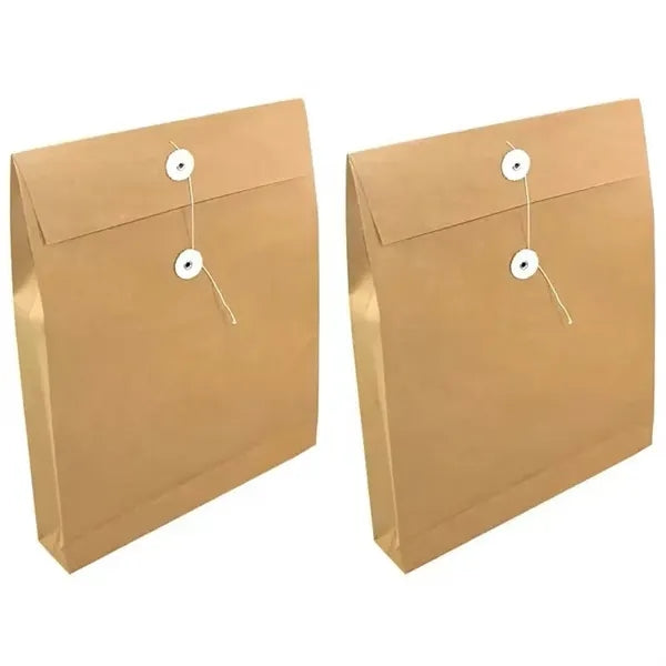 Logo Kraft Paper File Bag Document Holder