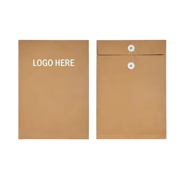 Logo Kraft Paper File Bag Document Holder