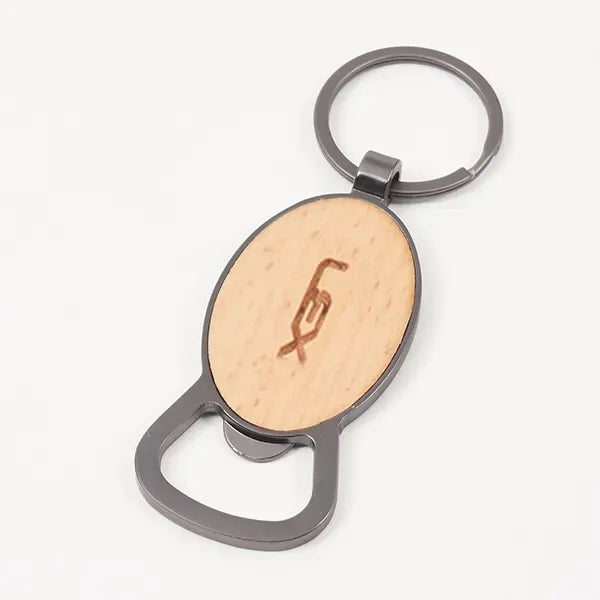Natural Bamboo Opener Keyring