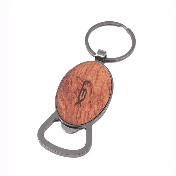 Natural Bamboo Opener Keyring