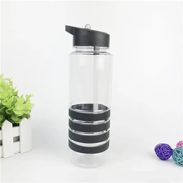 27 Oz. Banded Gripper Tritan Bottle With Straw