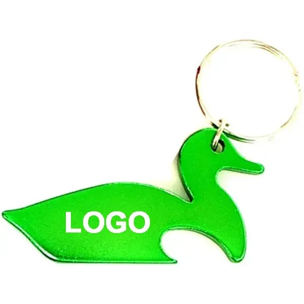 Duck Aluminum Bottle Opener Key Chain