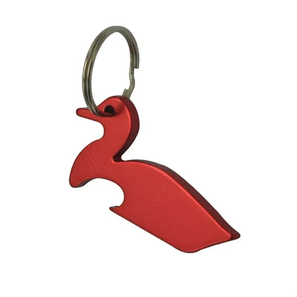 Duck Aluminum Bottle Opener Key Chain