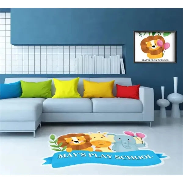 Die-Cut Floor Decals (12" x 12")