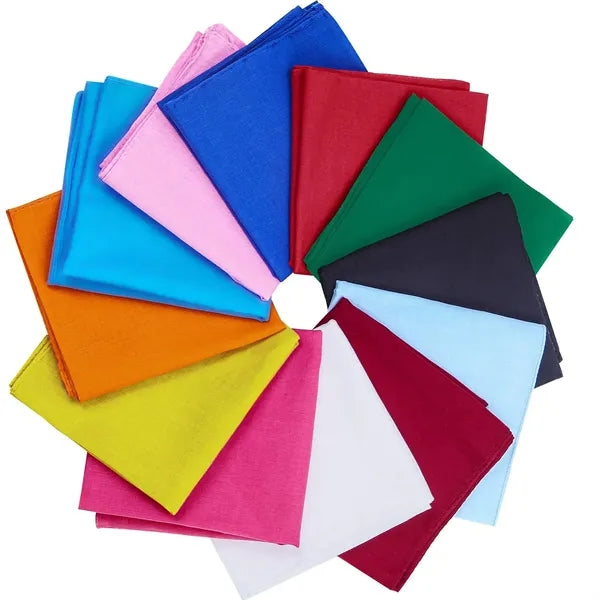 22" x 22" Square Cotton Bandanna